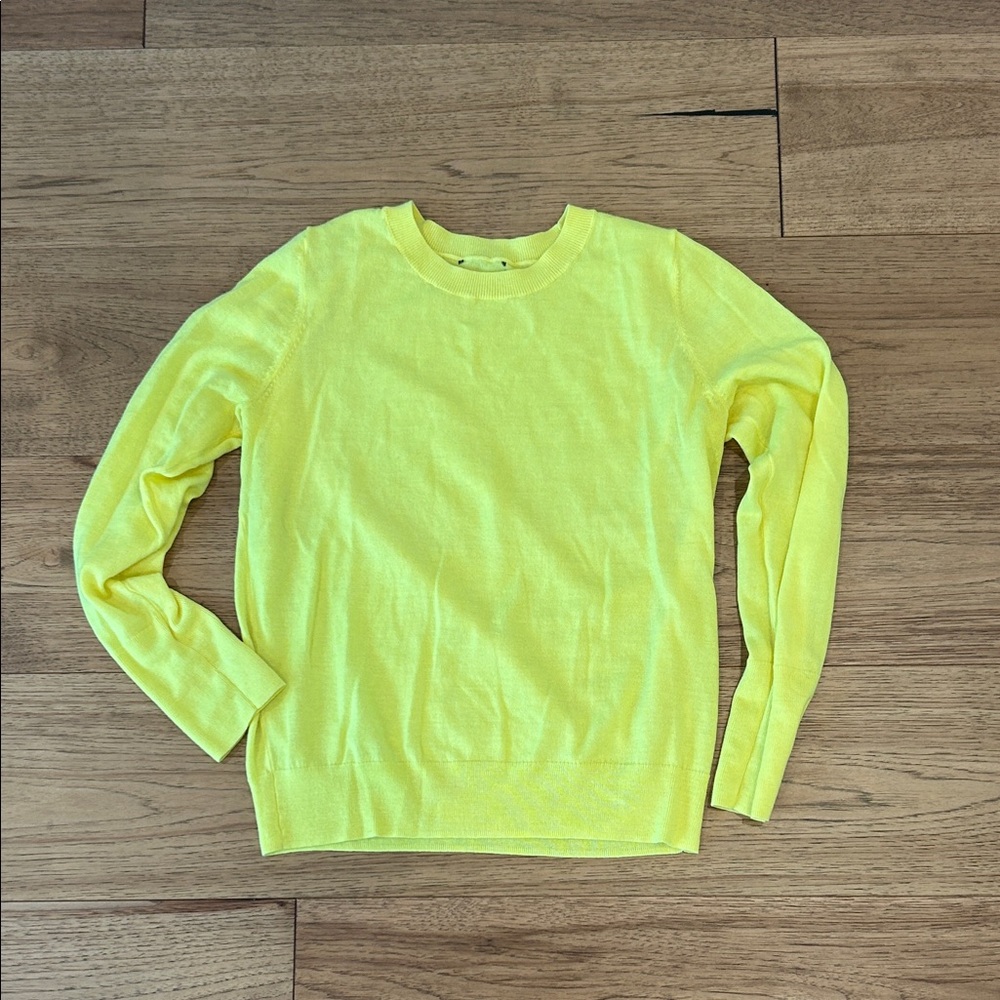 Bright Yellow Gap Sweater